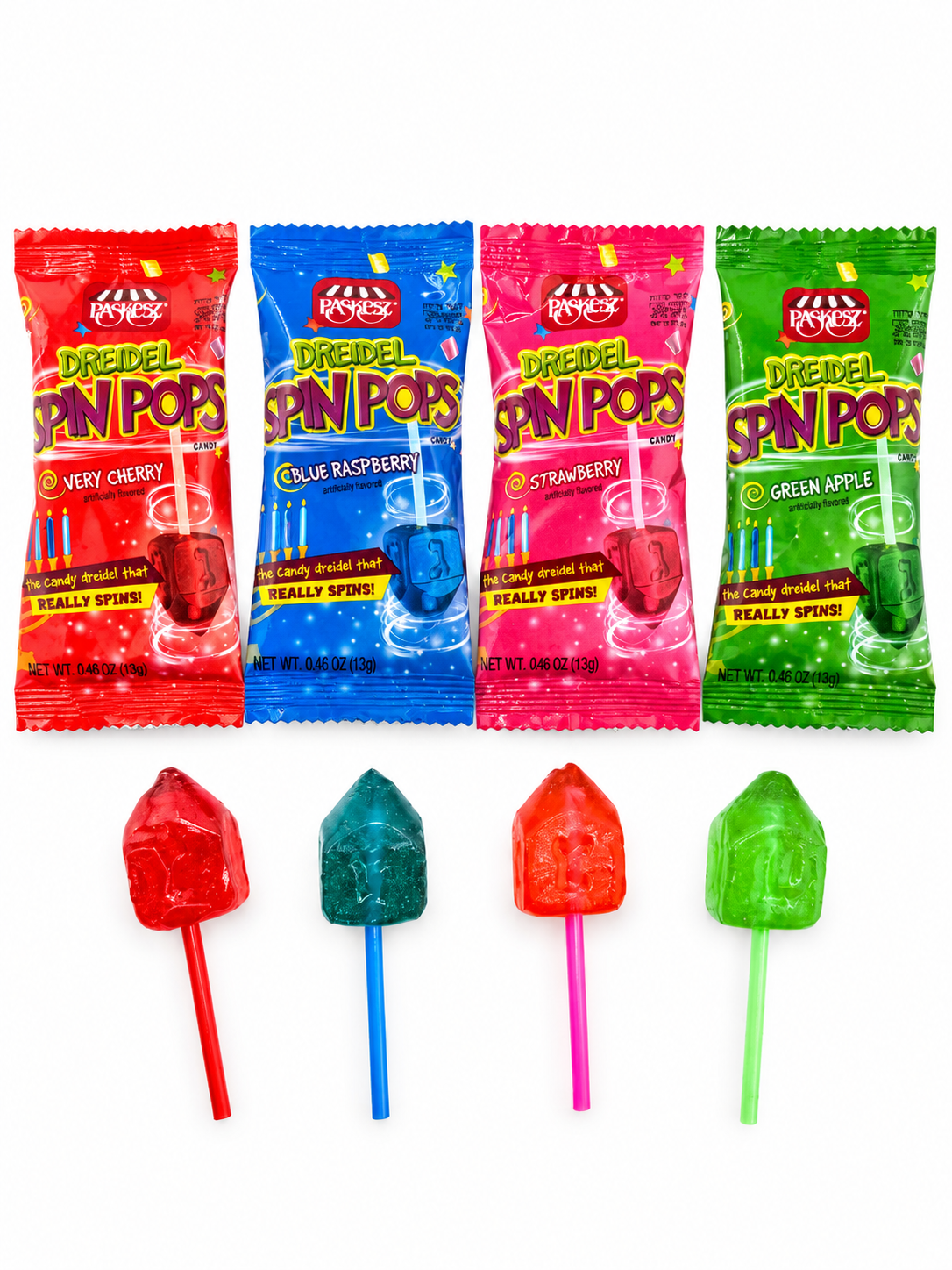 Dreidel Spin Pops