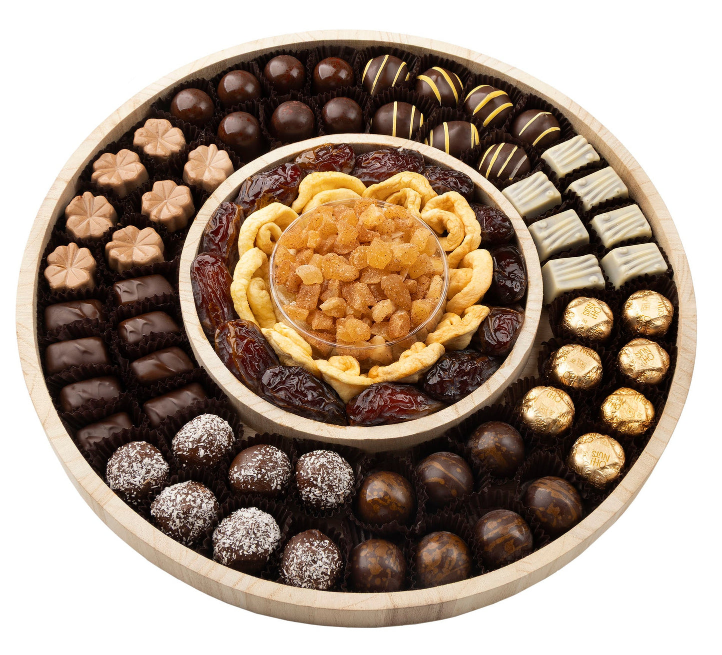 Rosh Hashanah Chocolatier's Round 14" Gift Basket