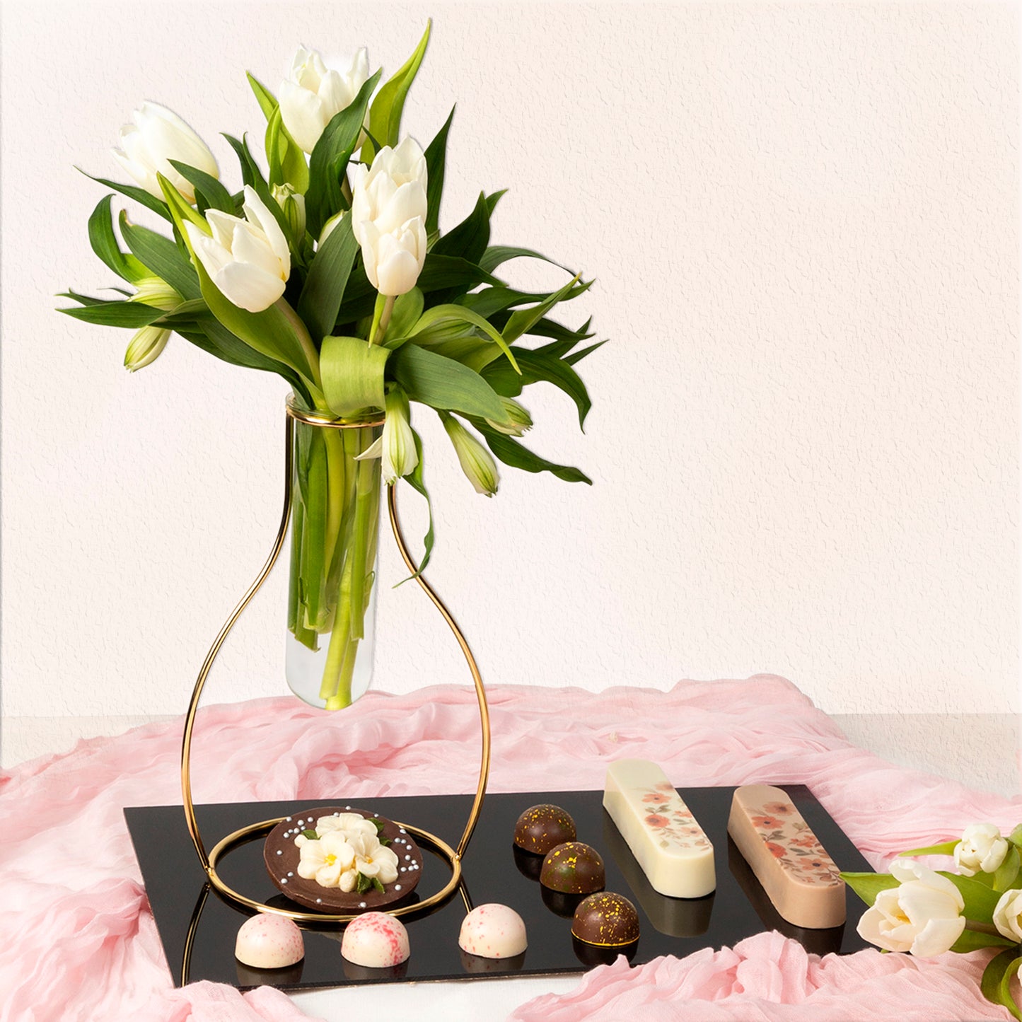 Shavuos Milk Chocolate Floral Gift Tray