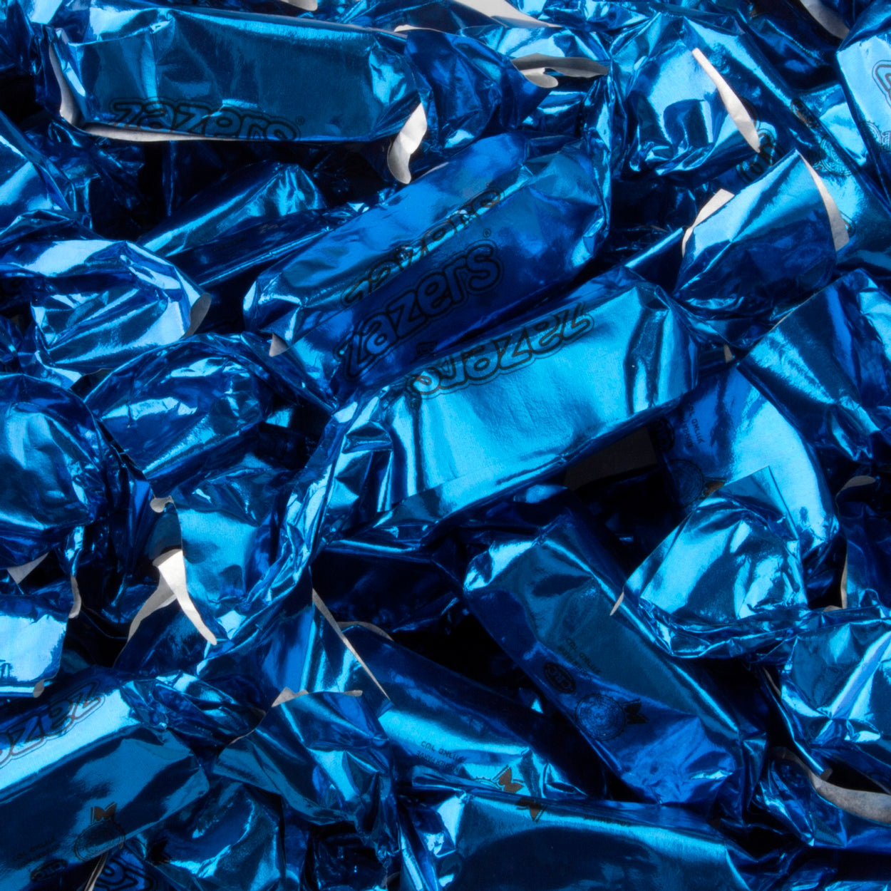 Blue Foiled Zaza Chews - Raspberry