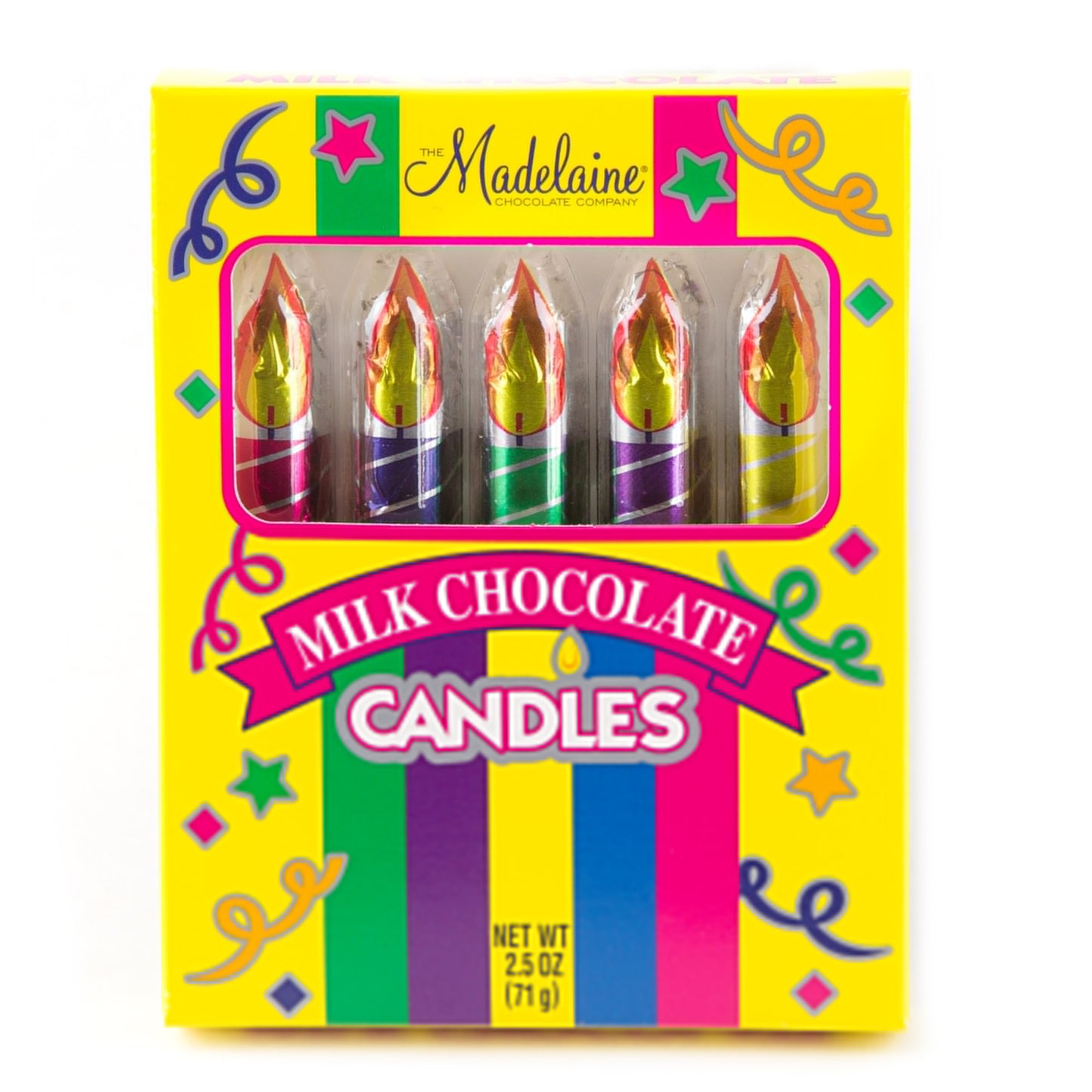 Candle Shaped Milk Chocolate - 48PK Counter Display
