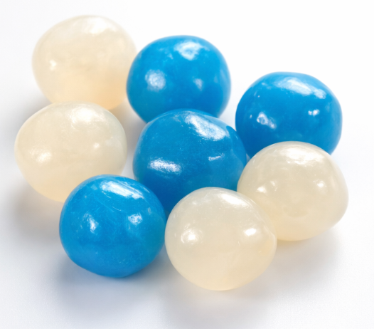 Blue & White Sour Balls