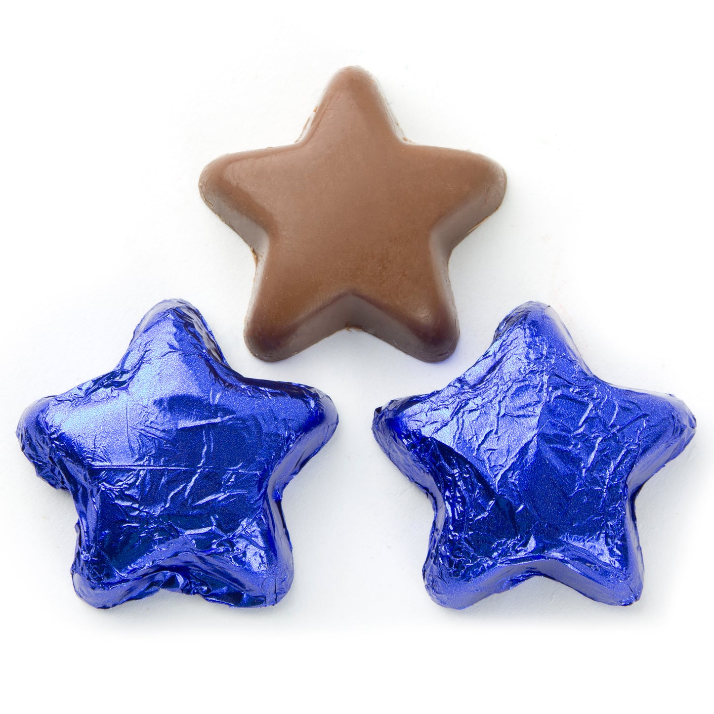 blue chocolate star