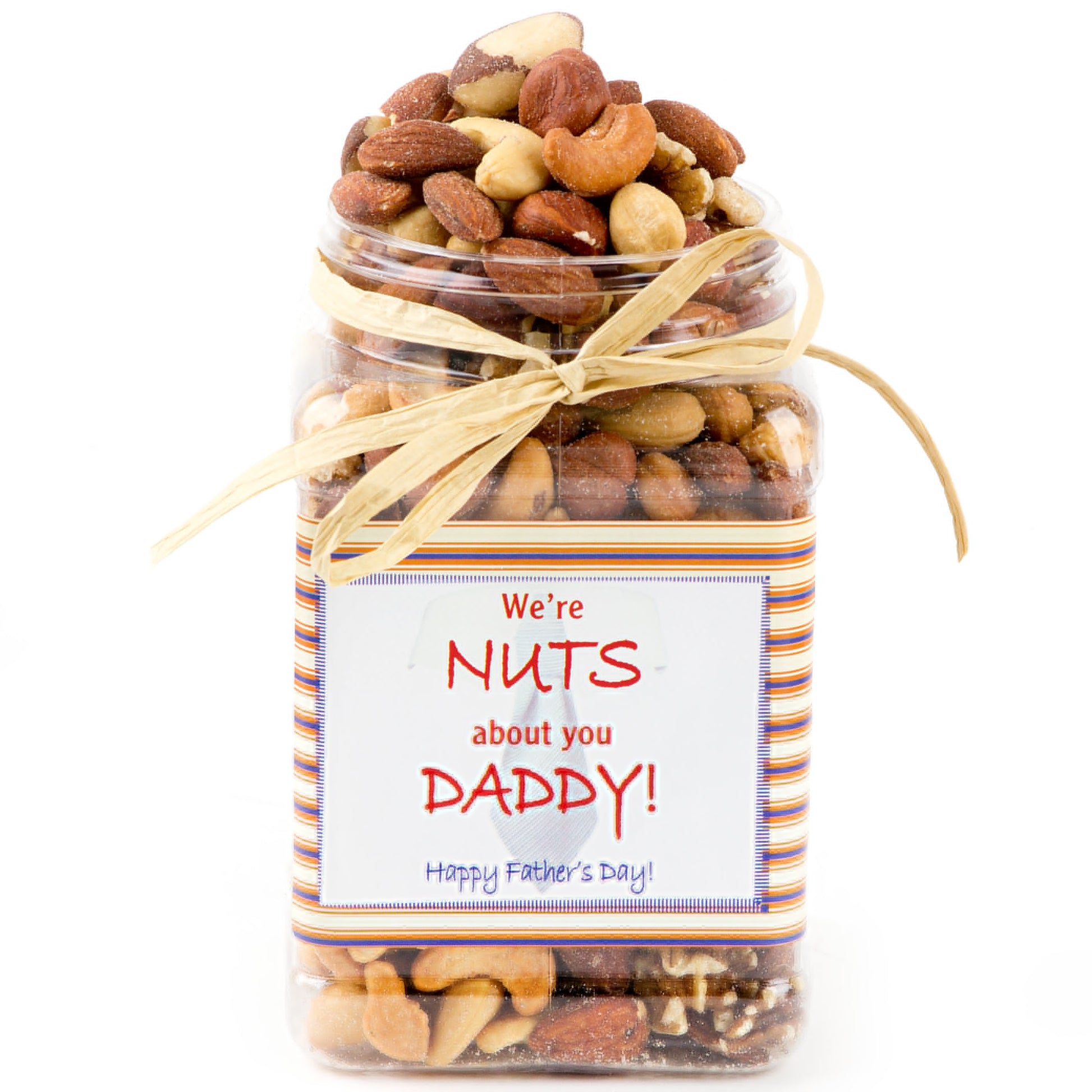 We are Nuts About You Daddy'Mixed Nut Gift