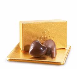Godiva Gold Ballotin Chocolate Truffle Box -2 Pc.