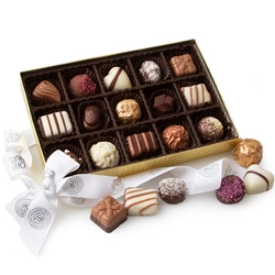 Oh! Nuts Groumat Chocolate Truffle Assortment Gift Box - 15ct Box