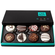 8 Variety Gourmet Chocolate Covered Sandwich Cookies Gift Box