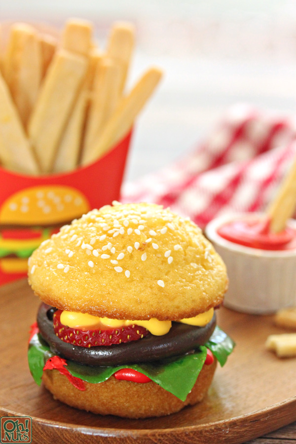 Burger & Fries Sugar Cookie Set