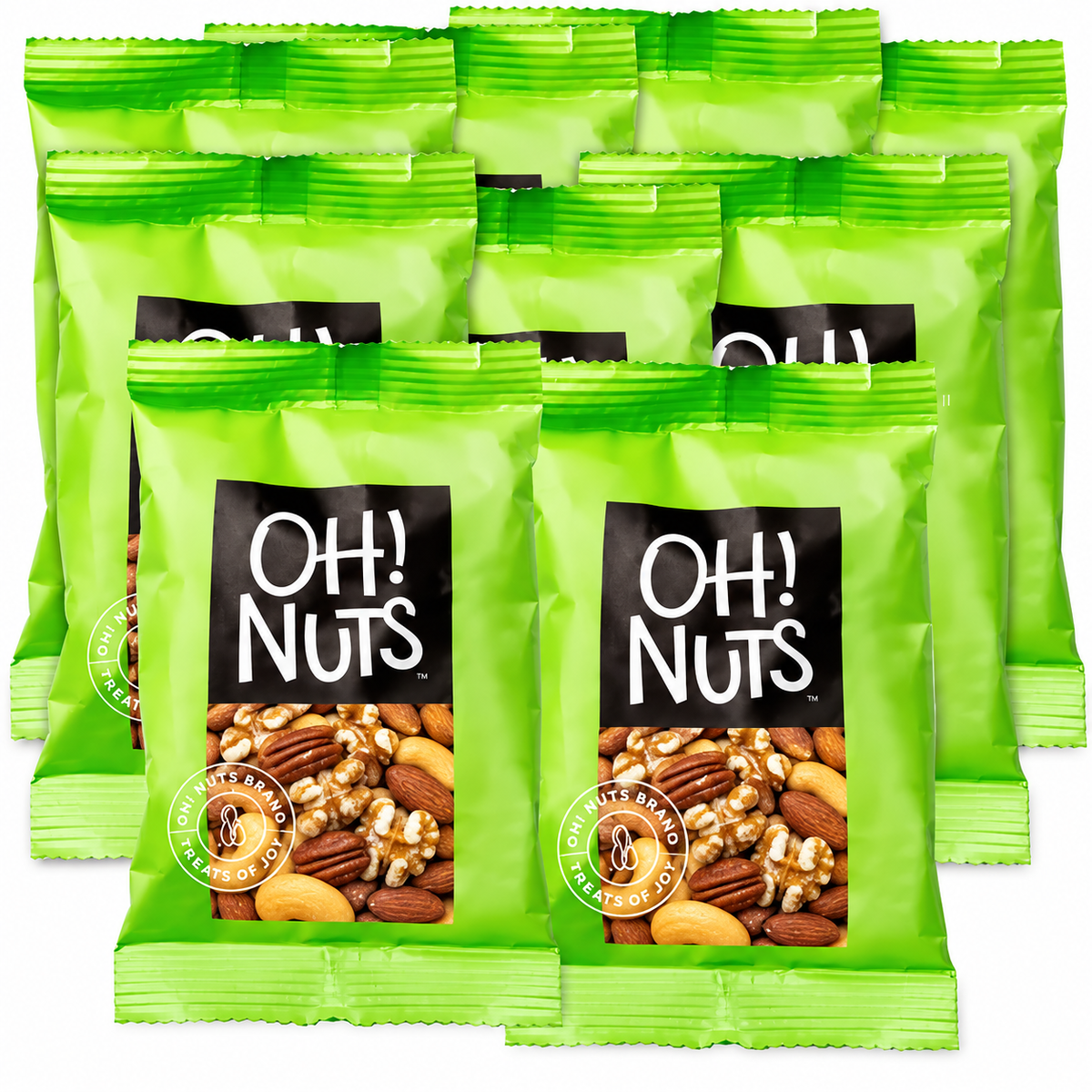 Dry Roasted Salted Mixed Nuts Snack Packs