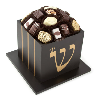 Chocolate Truffle Wooden Tefillin Gift