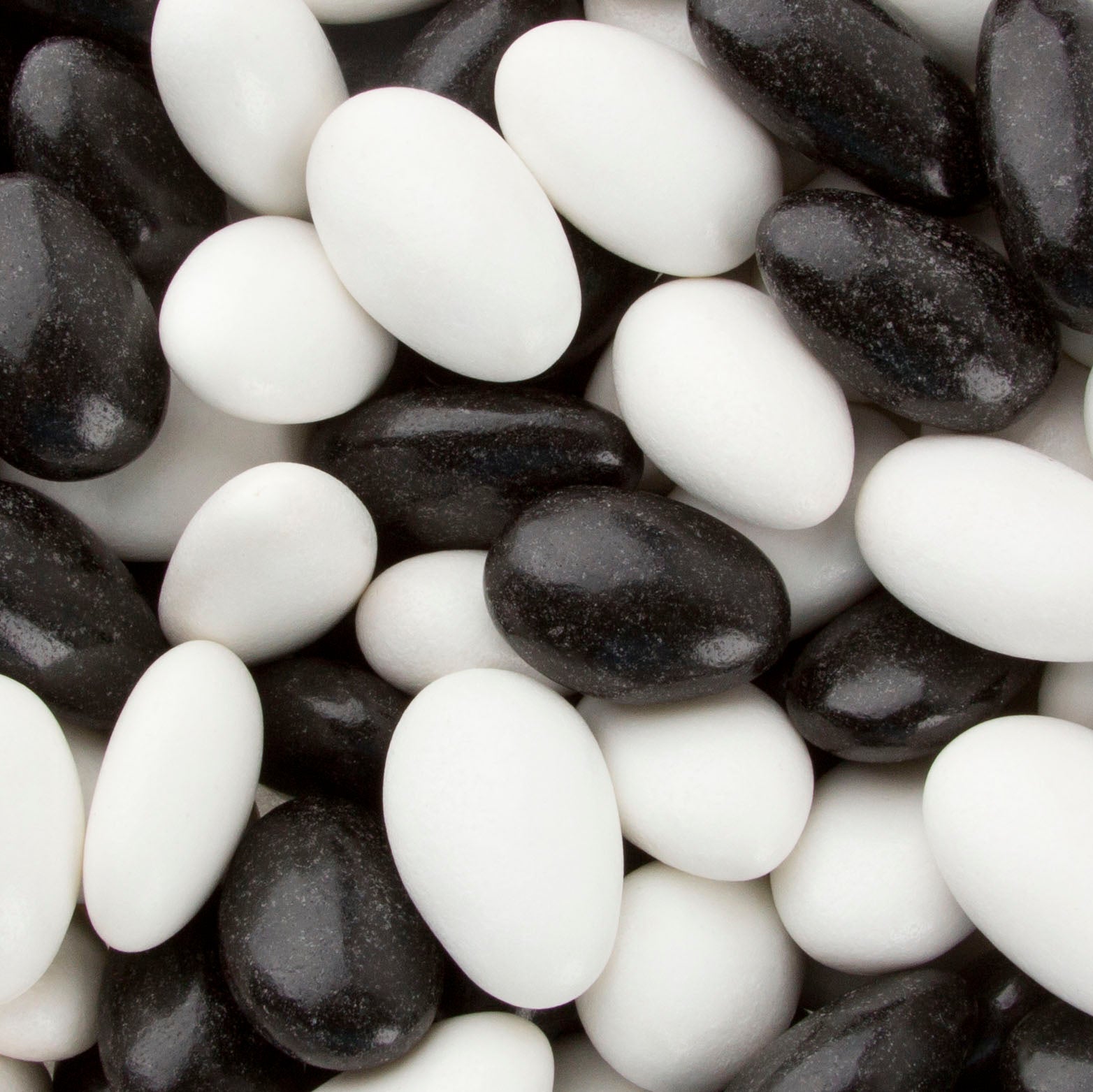 Black & White Tuxedo Jordan Almonds