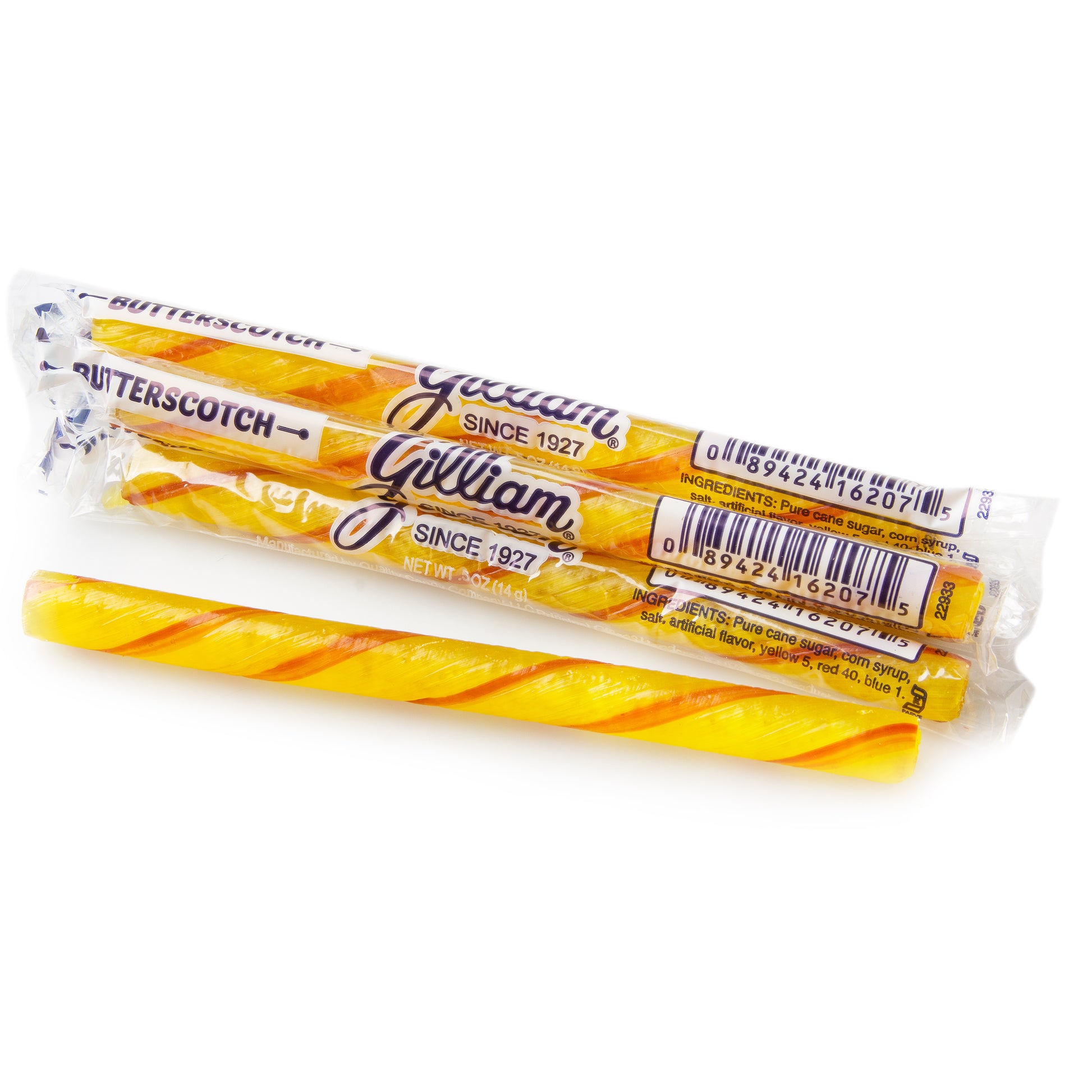 Butter Scotch Candy Sticks