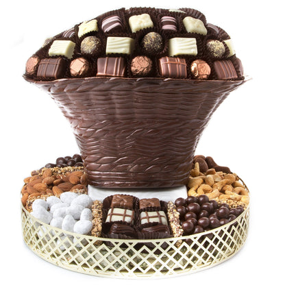  Dark Chocolate oval Gift Basket