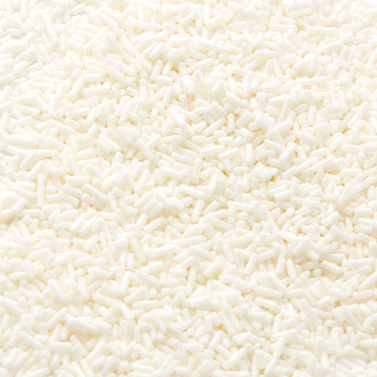 White sprinkles