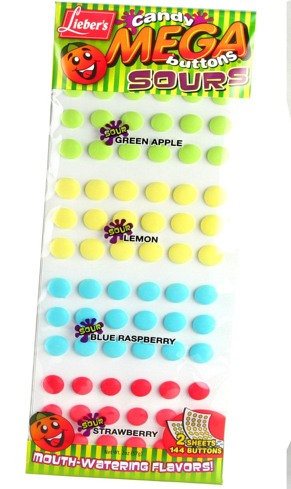 Mega Sour Candy Buttons 