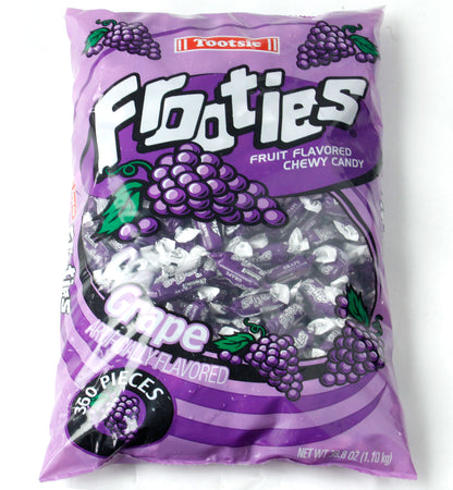 Purple Tootsie Roll Frooties Taffy Candy - Grape 