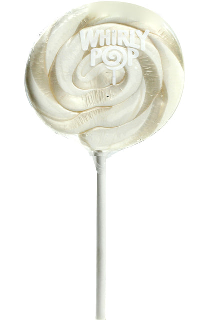 White & White Swirl Whirly Pops - Vanilla