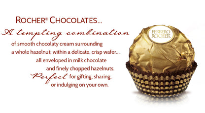 Ferrero Rocher Chocolate Truffle Gift Box - 12 Pc