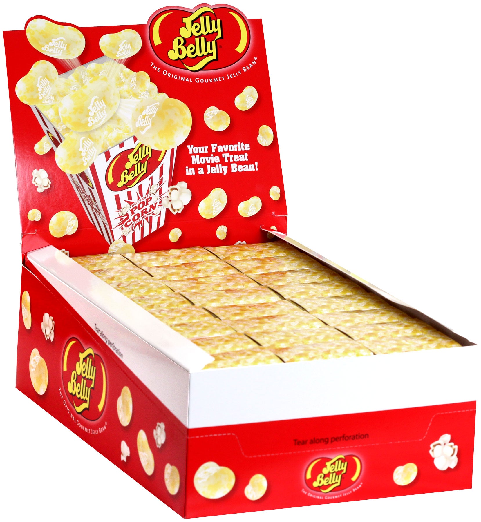 Buttered Popcorn Jelly Beans Box - 1.75 oz - 3-Pack 