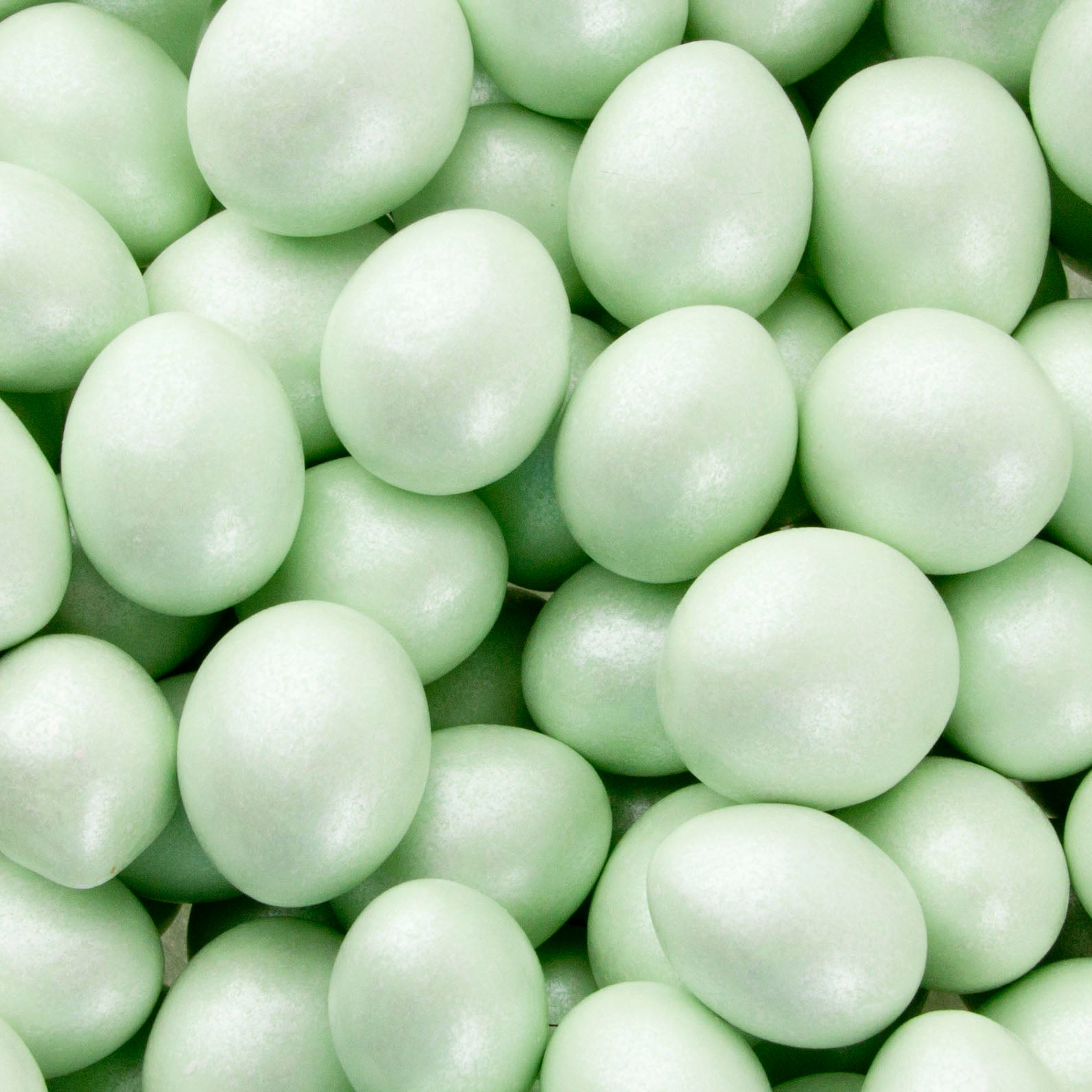 Pastel Green Sparkle Chocolate Jordan Almonds