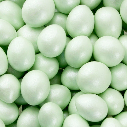 Pastel Green Sparkle Chocolate Jordan Almonds