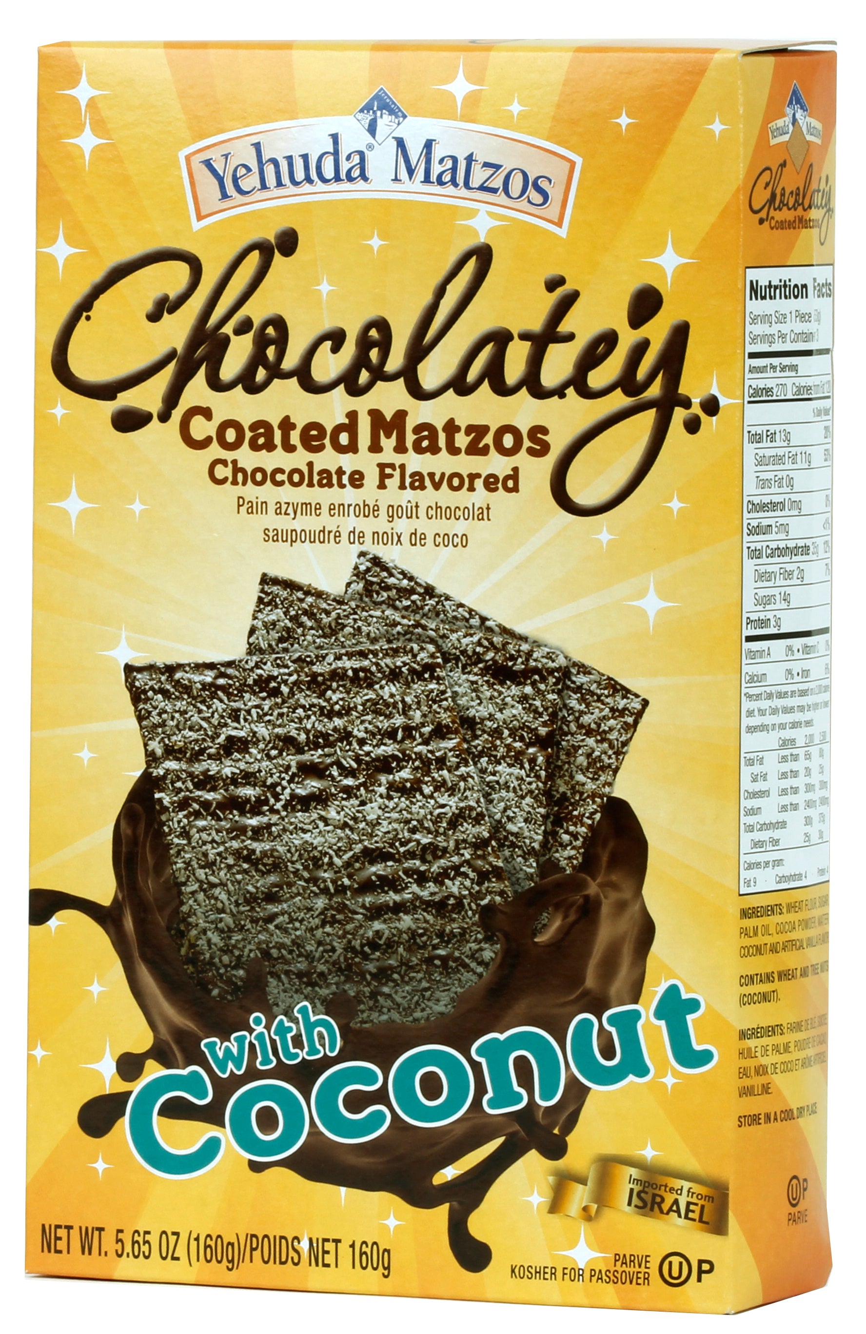 coconut matzo box