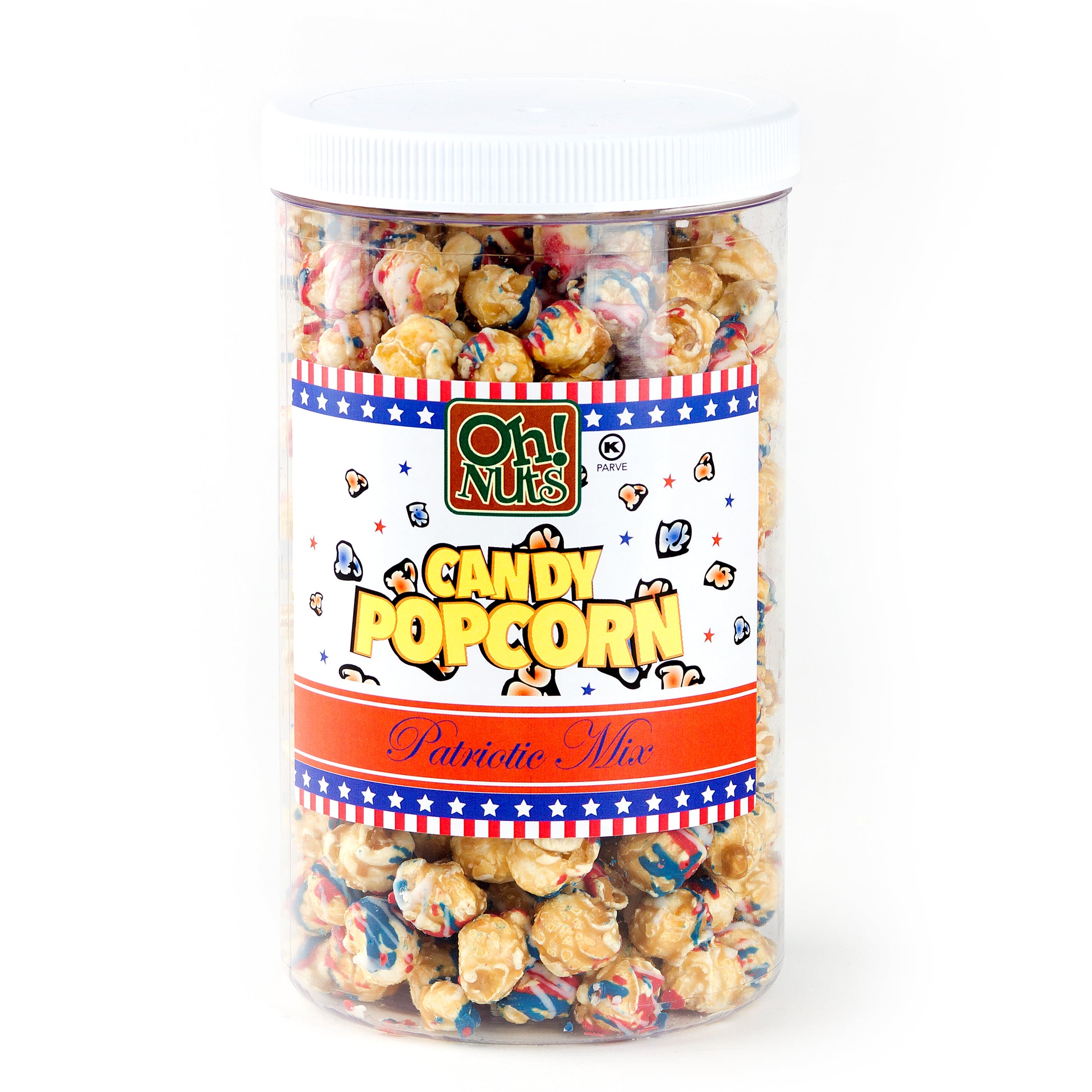 Patriotic Drizzled Caramel Popcorn