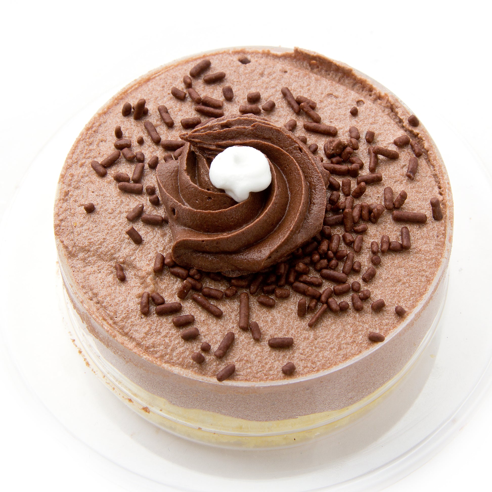 Passover Handmade Miniature Chocolate Mousse Cake - 6CT