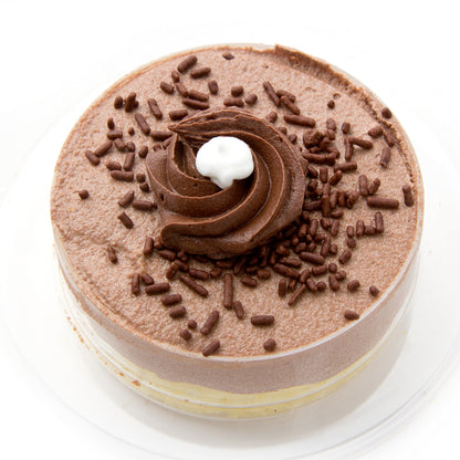 Passover Handmade Miniature Chocolate Mousse Cake - 6CT