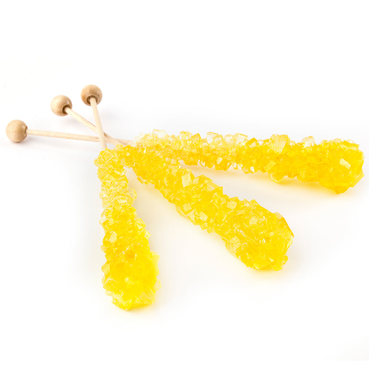 Candy Rocks Rasta Banana Large Wrapped Yellow Rock Candy Crystal Sticks - Banana – Oh! Nuts