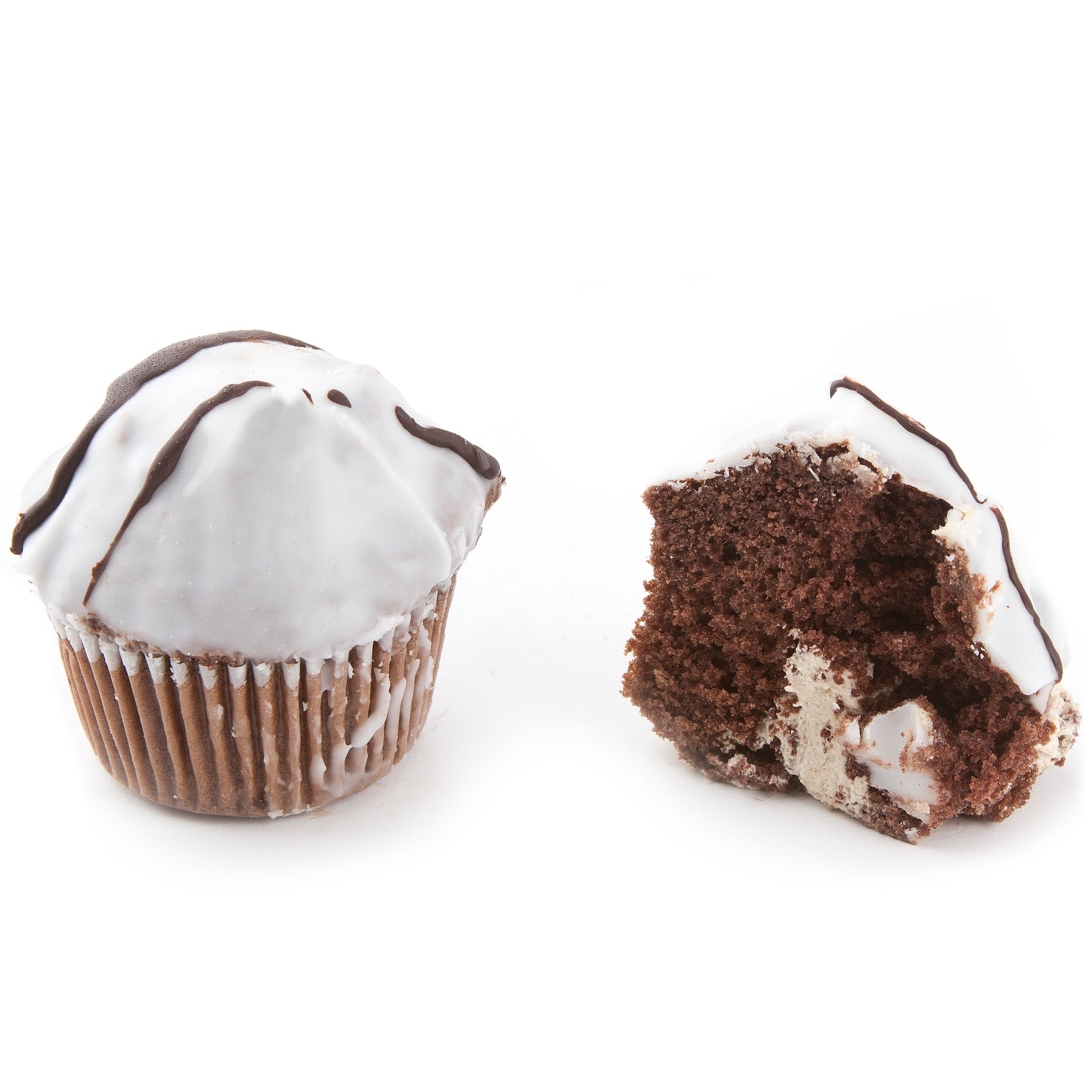 Passover Cream Filled Chocolate Cupcakes - 6 CT