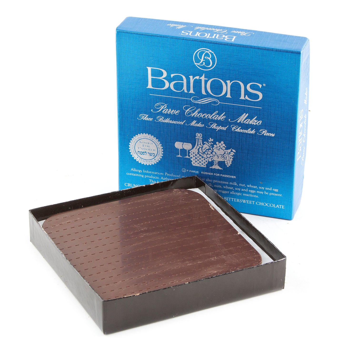 Bartons Matzo-Shaped Parve Chocolate - 10 OZ Box