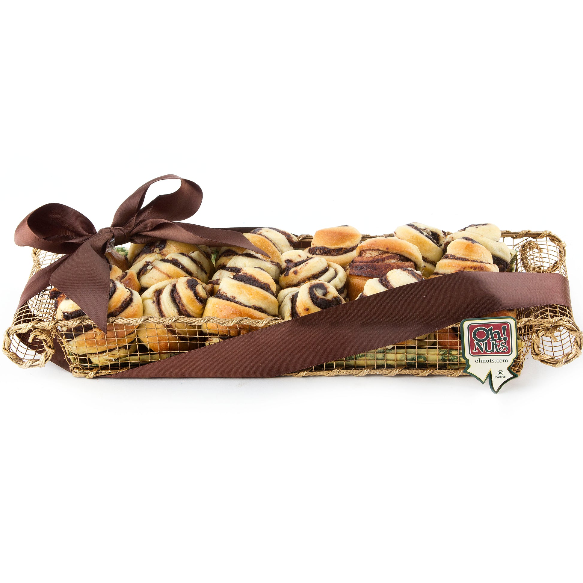 Exquisite Gold Mesh Rugelach Platter