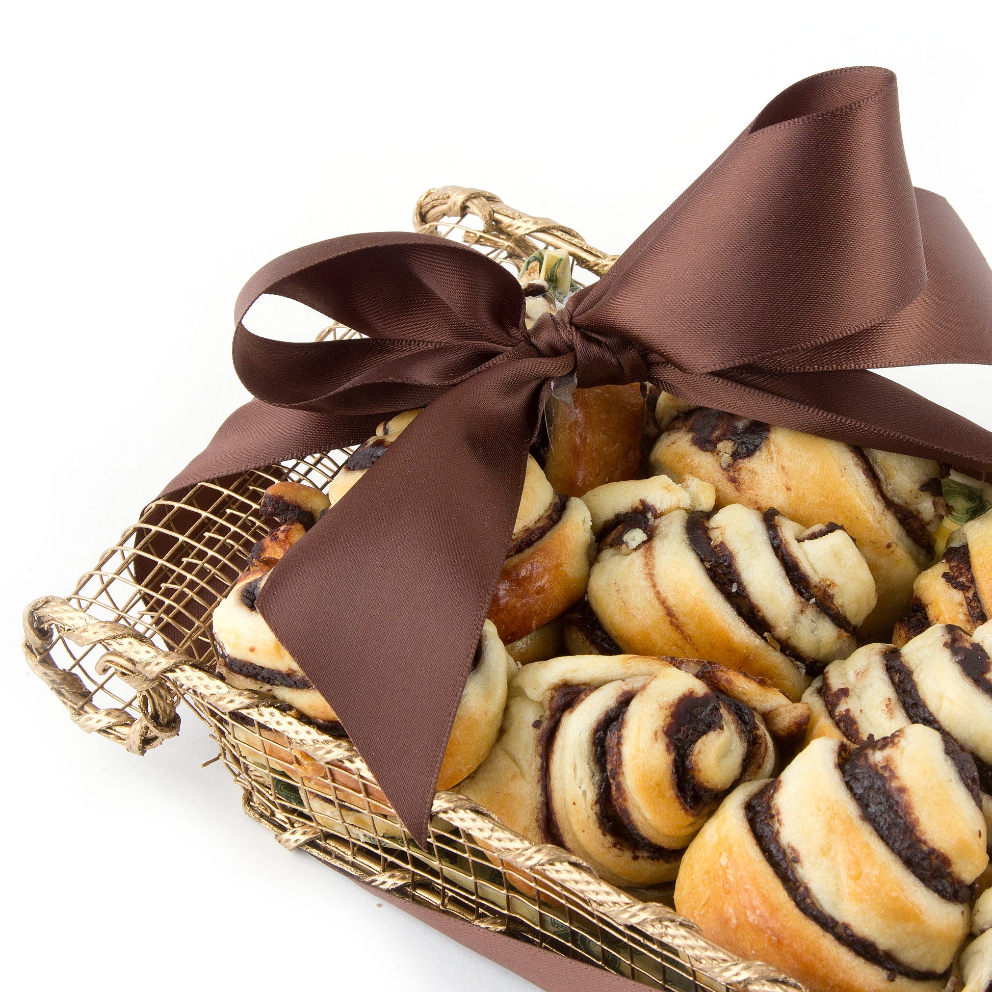 Exquisite Gold Mesh Rugelach Platter