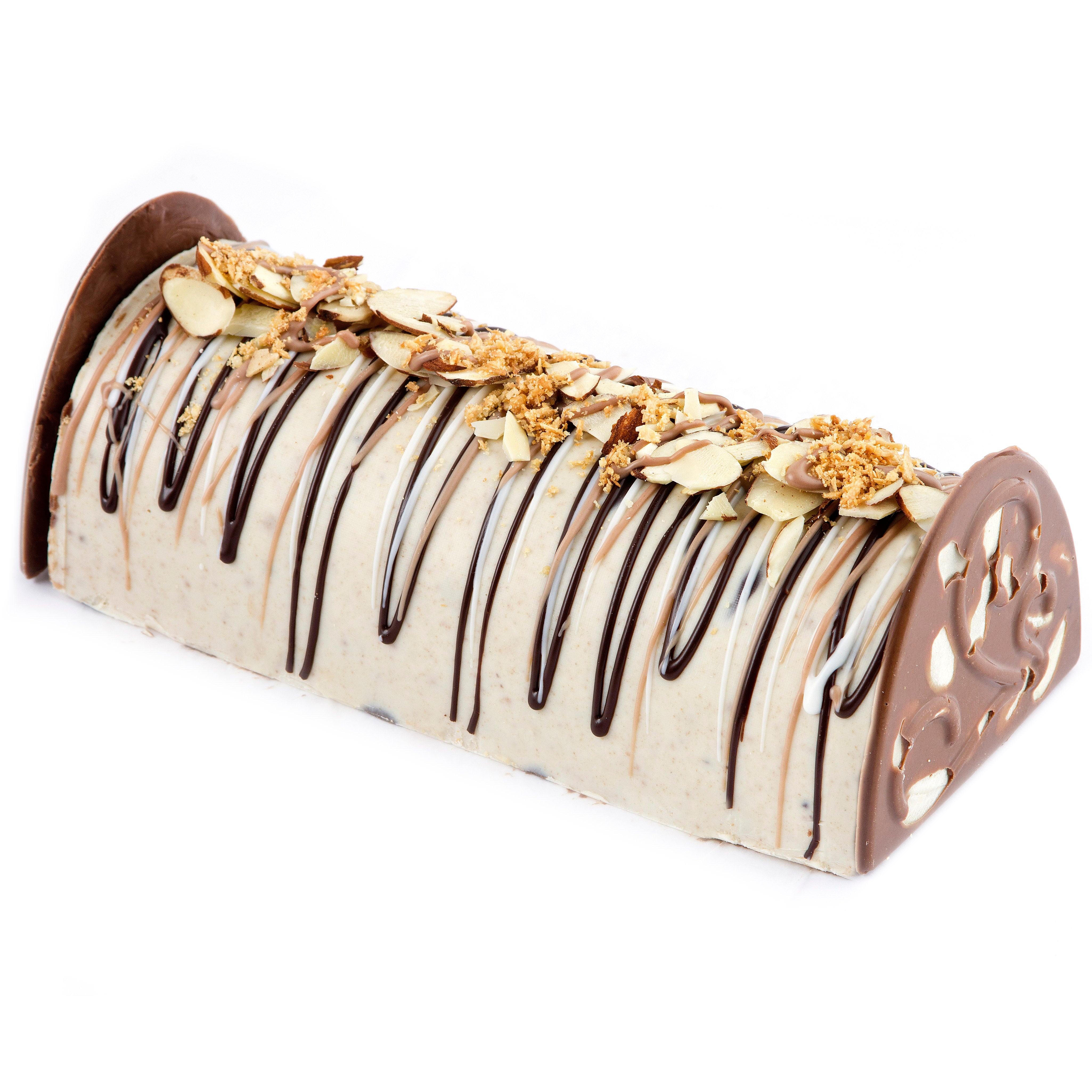 Halva Logs Hand-Crafted Decorative Halva Truffle White Chocolate Log – Oh! Nuts