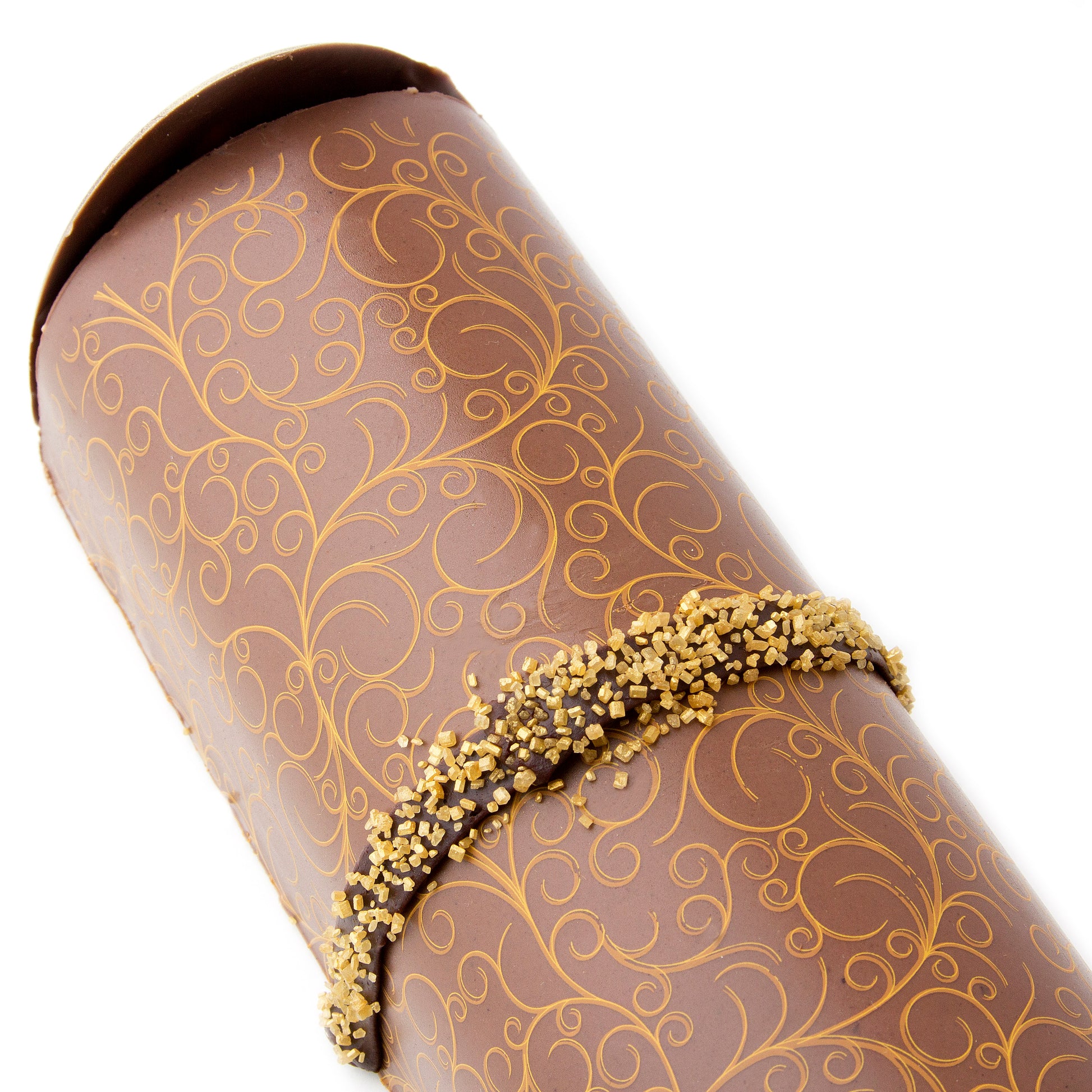 Hand-Crafted Decorative Printed Truffle Chocolate Log