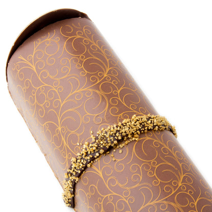 Hand-Crafted Decorative Printed Truffle Chocolate Log