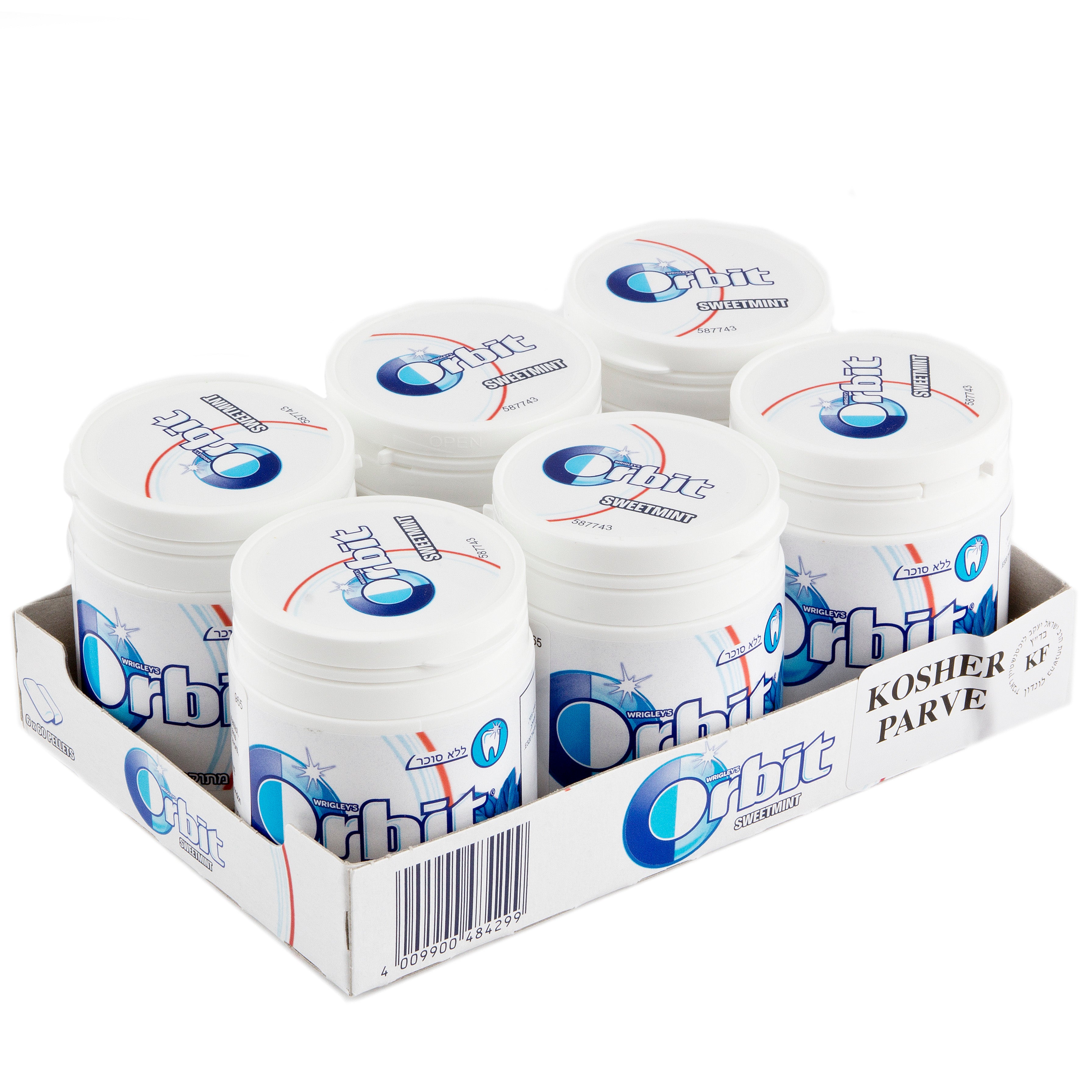 Orbit Sugar-Free Sweet Mint Gum 60 Pellets - 6CT Jars – Oh! Nuts
