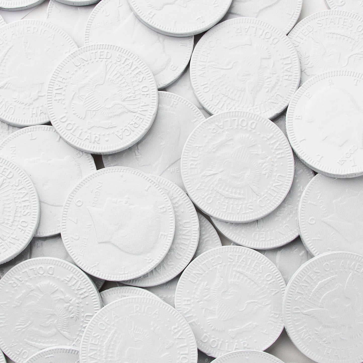 White Chocolate Coins - 1 LB Bag