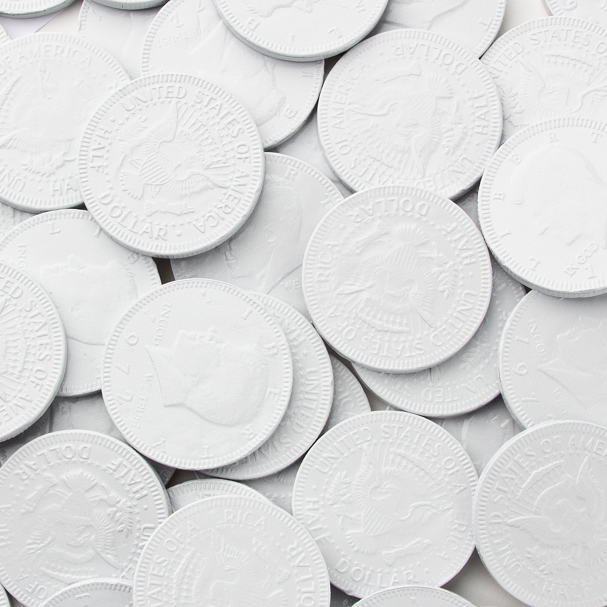White Chocolate Coins - 1 LB Bag