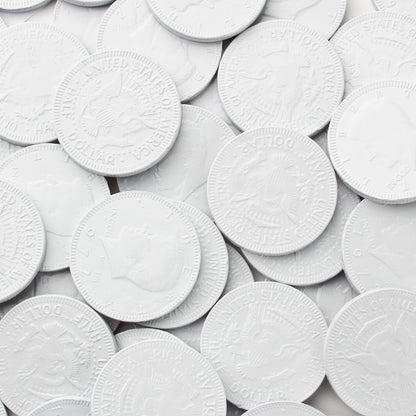 White Chocolate Coins - 1 LB Bag