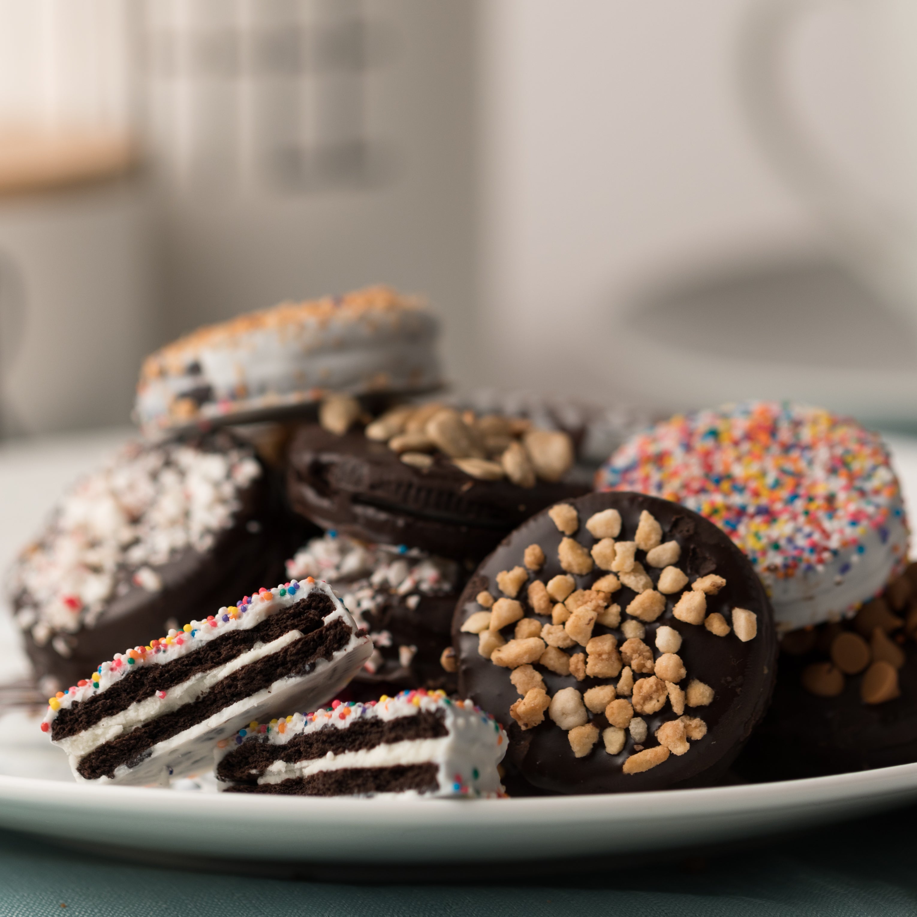 20 Variety Gourmet Chocolate Covered Sandwich Cookie – Oh! Nuts