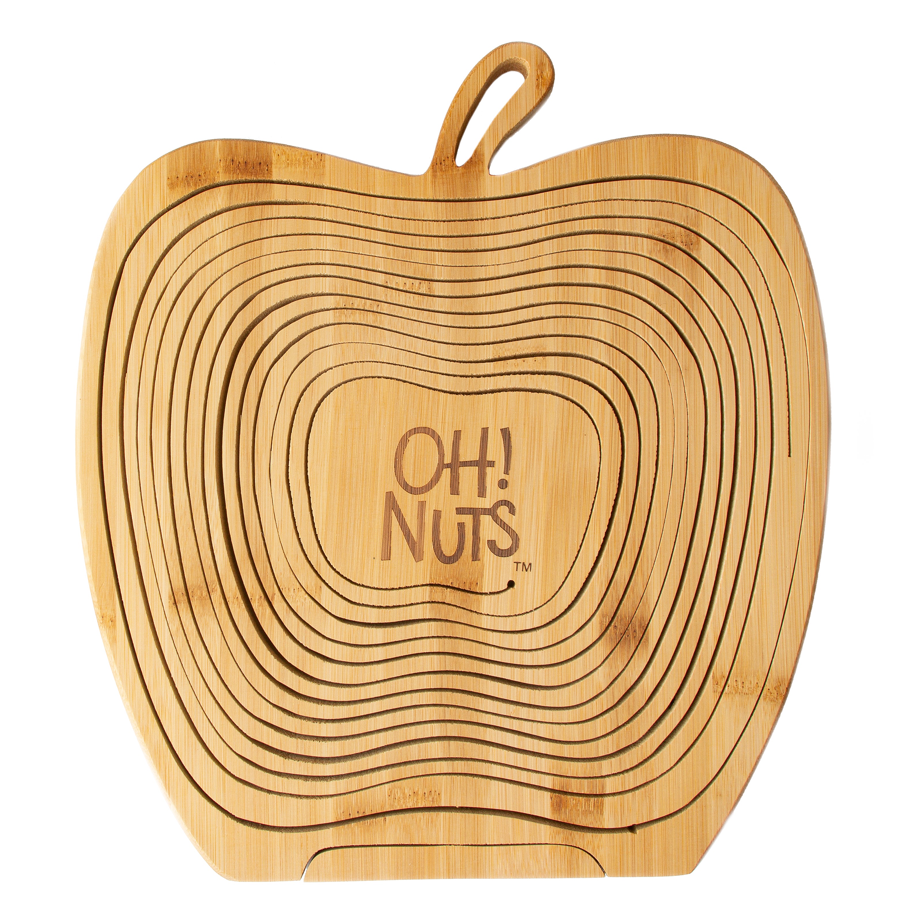 Fresh Dried Fruit Apple Wooden Collapsible Fruit Bowl – Oh! Nuts