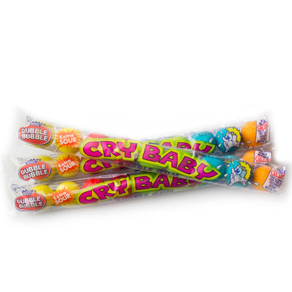 Cry Baby Extra Sour Gumballs 9-Pc Tubes - 24CT Box