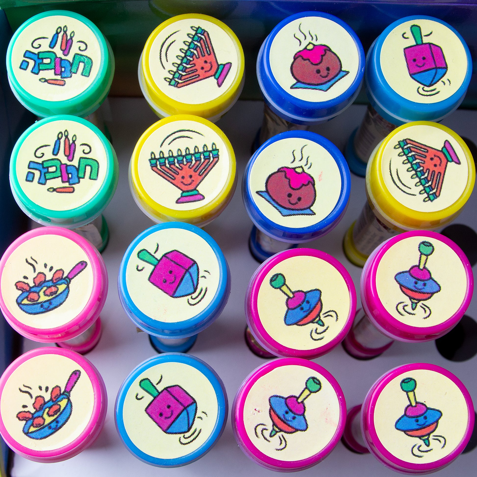 Hanukkah Candy Filled Pens with Stamps