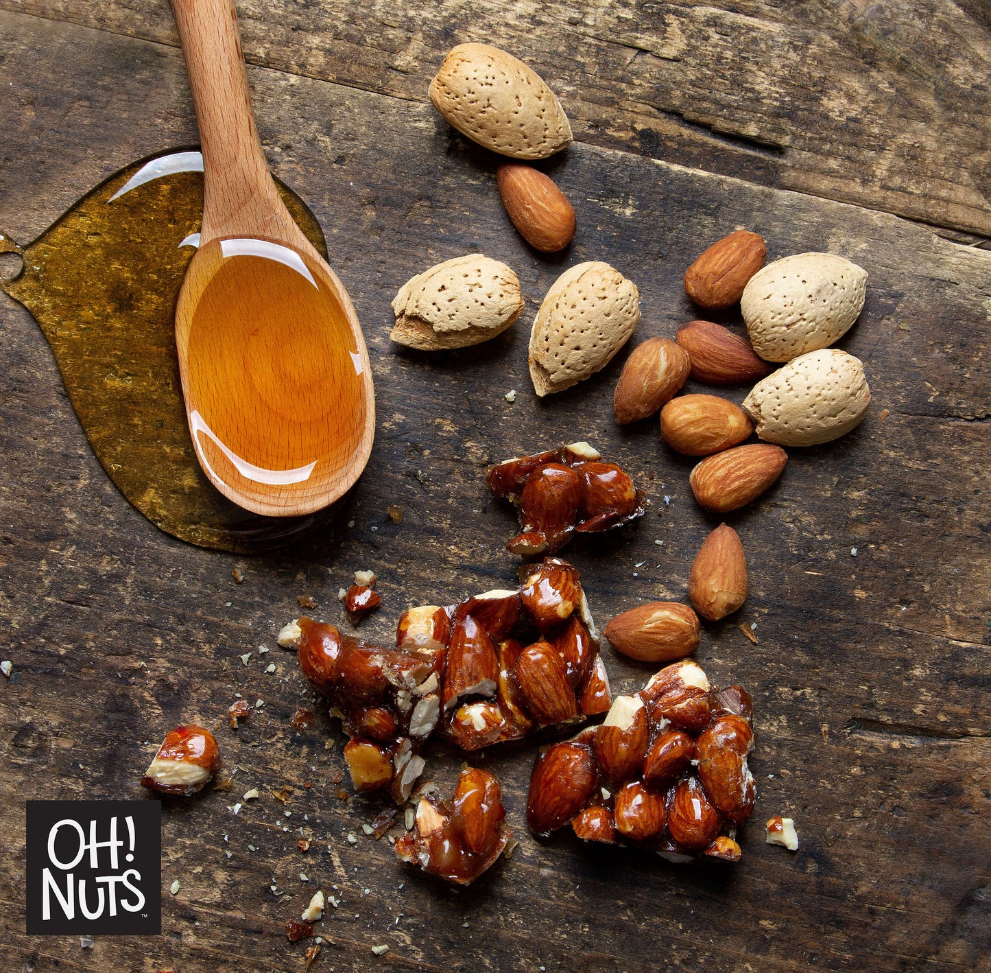 Oh! Nuts Hand Made Gourmet Nut Brittle Variety Gift Box - 24CT