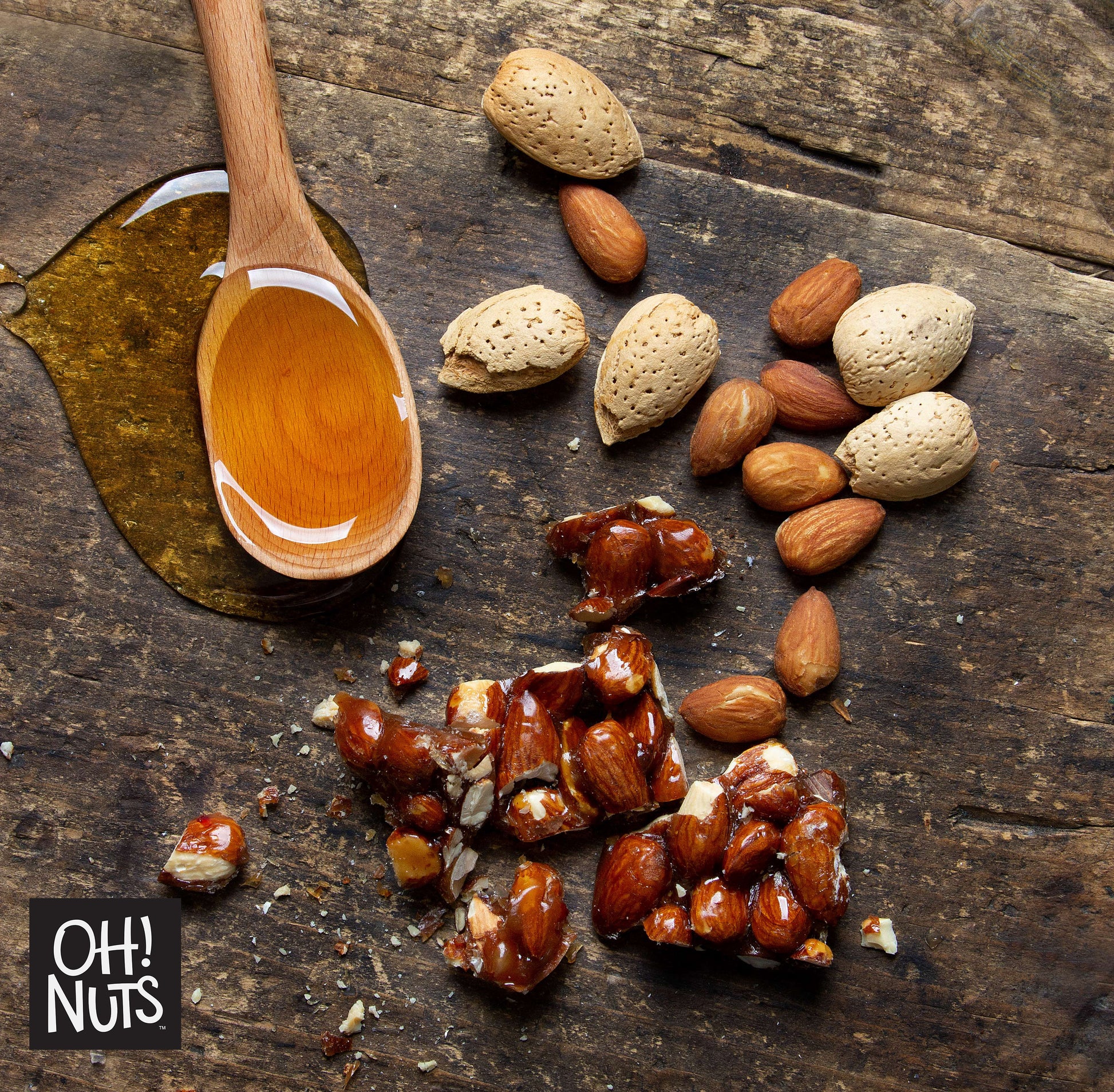 Oh! Nuts Hand Made Gourmet Nut Brittle Variety Gift Box - 24CT