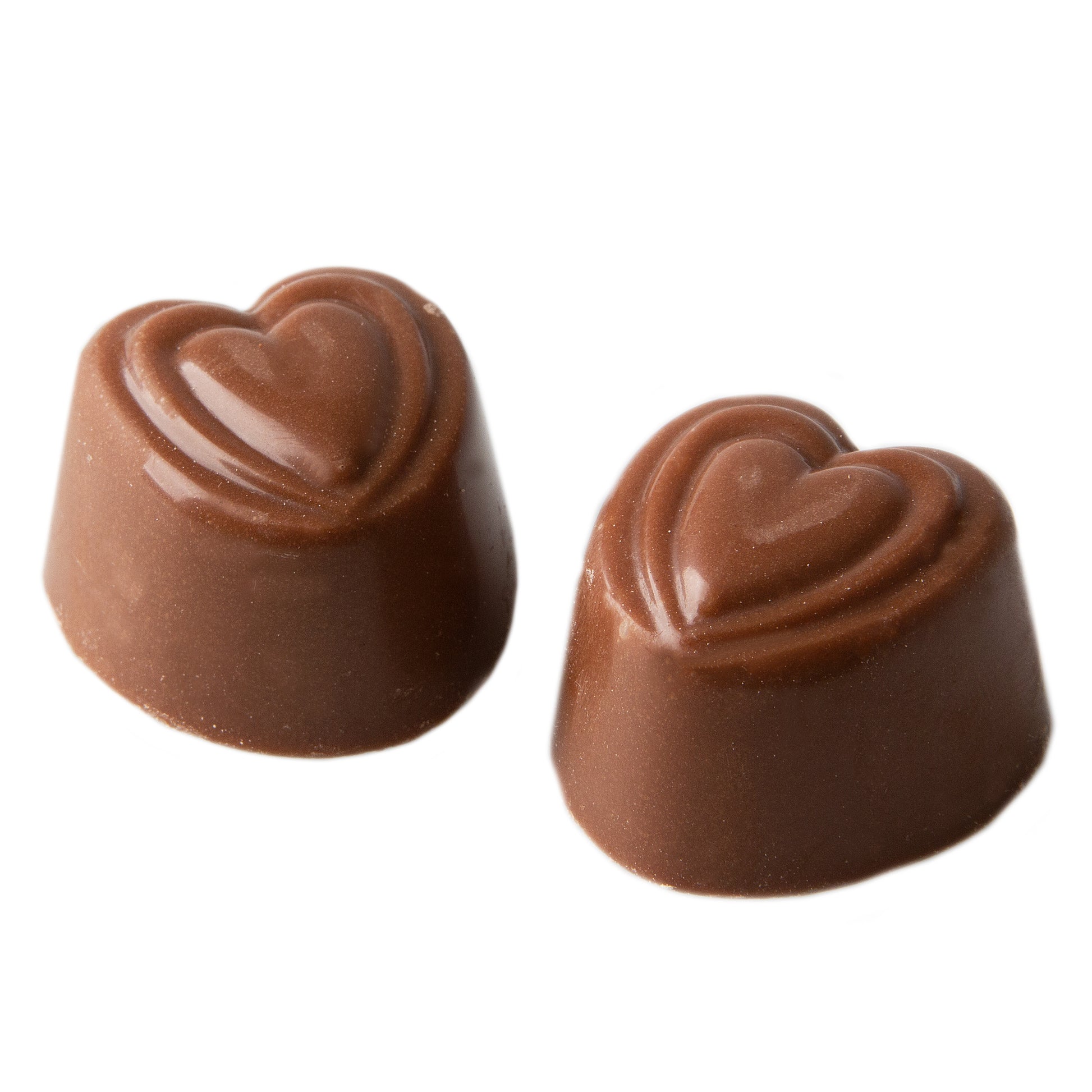 Non-Dairy Brown Coffee Heart Chocolate Truffles