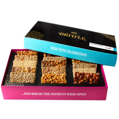 NY Brittle Gourmet Nut Brittle Variety Gift Box - 15CT