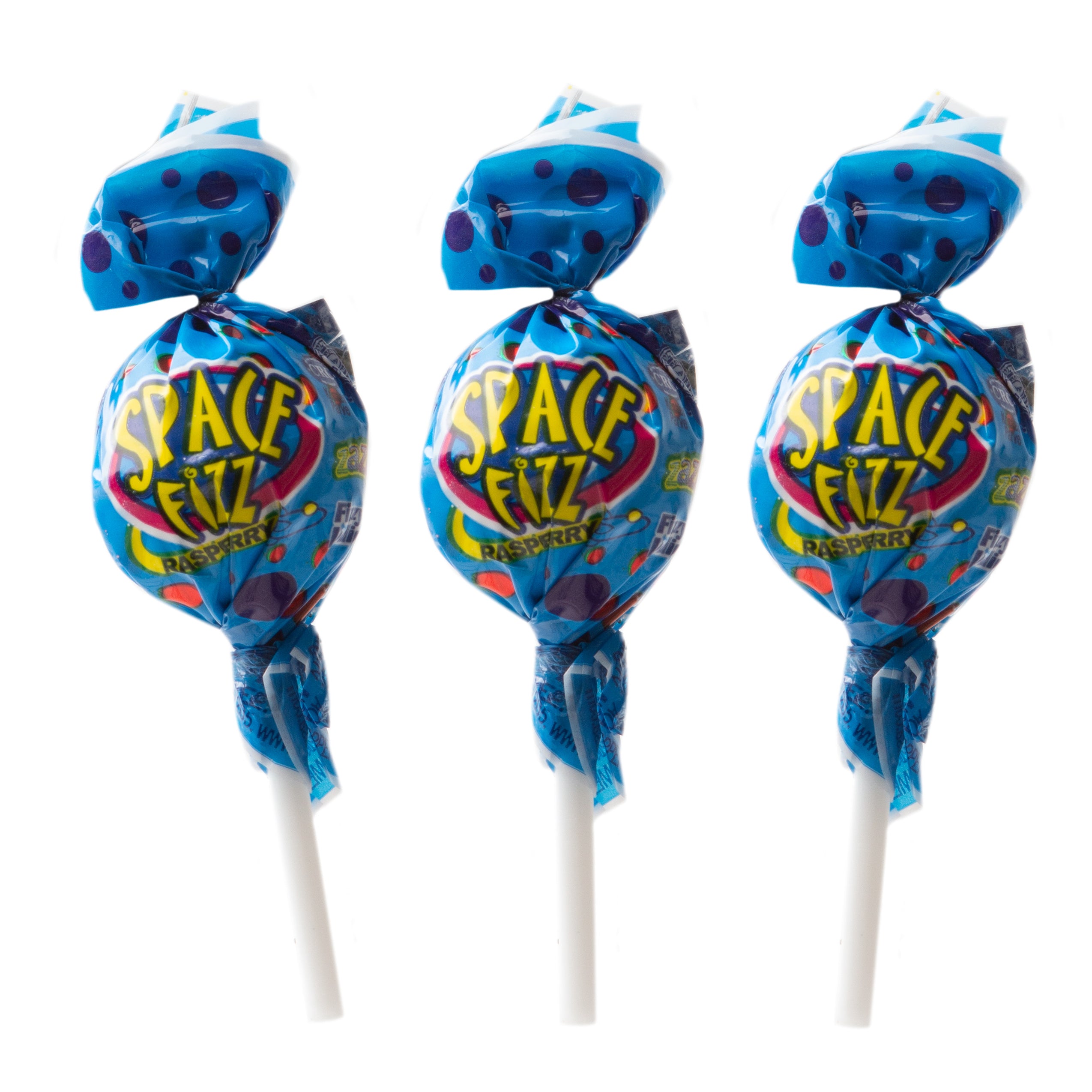 Space Fizz Lollipops - Blue Raspberry – Oh! Nuts